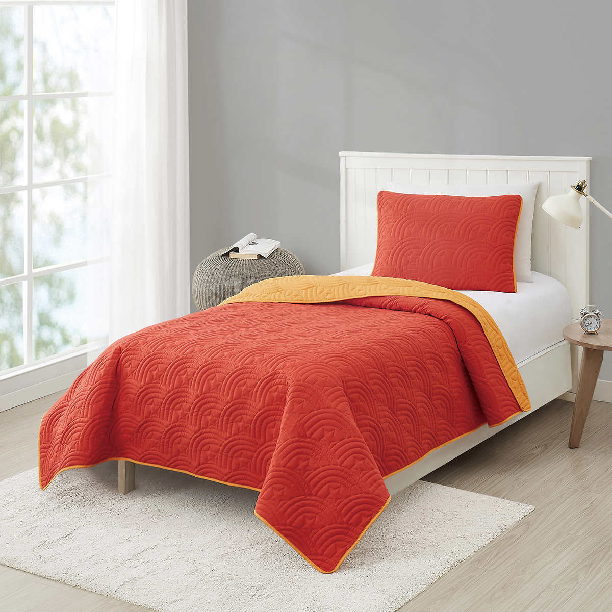 Crayola | 2-piece Reversible Twin Coverlet Set
