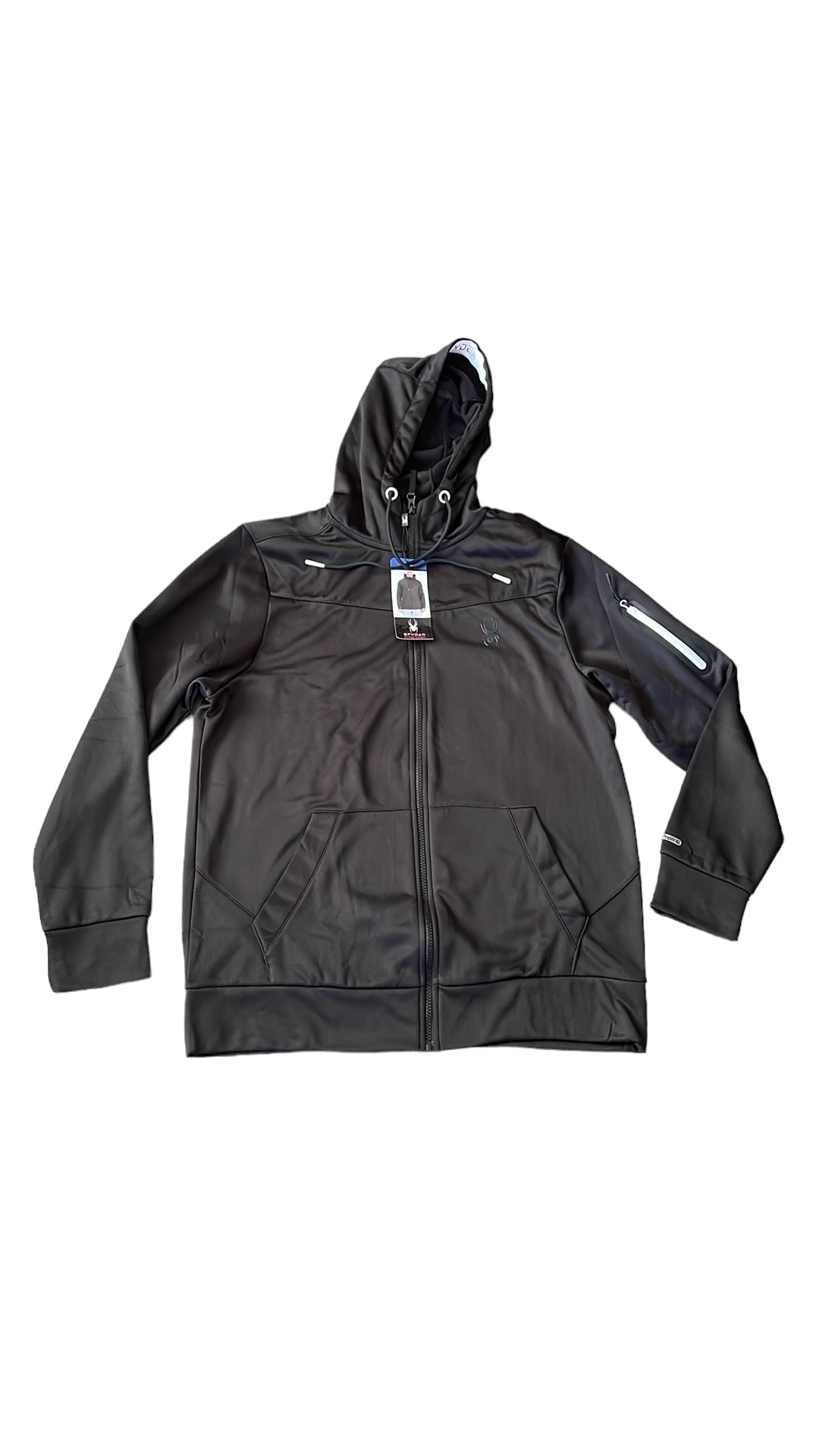 Spyder - Men’s Active Fleece Zip Up Hoodie Sweater