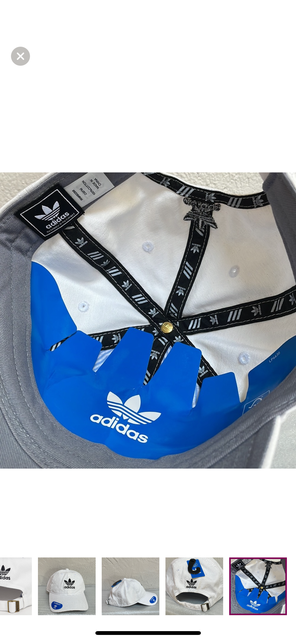 Adidas- original relaxed strap back cap 🧢