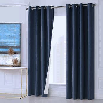 Couture by Commonwealth - 2 panels black-out insulated curtain