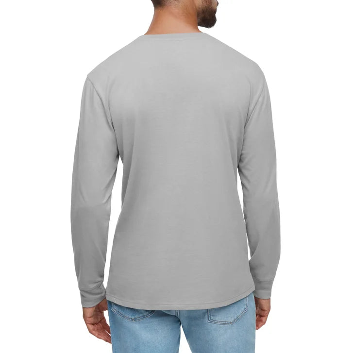 Gap Men's Sueded Long Sleeve Henley