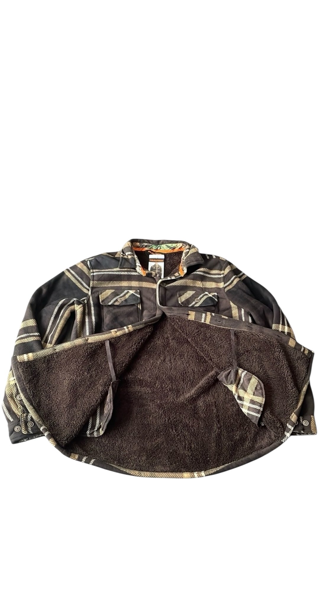 Realtree - Men's Sherpa Lined Shirt Jacket