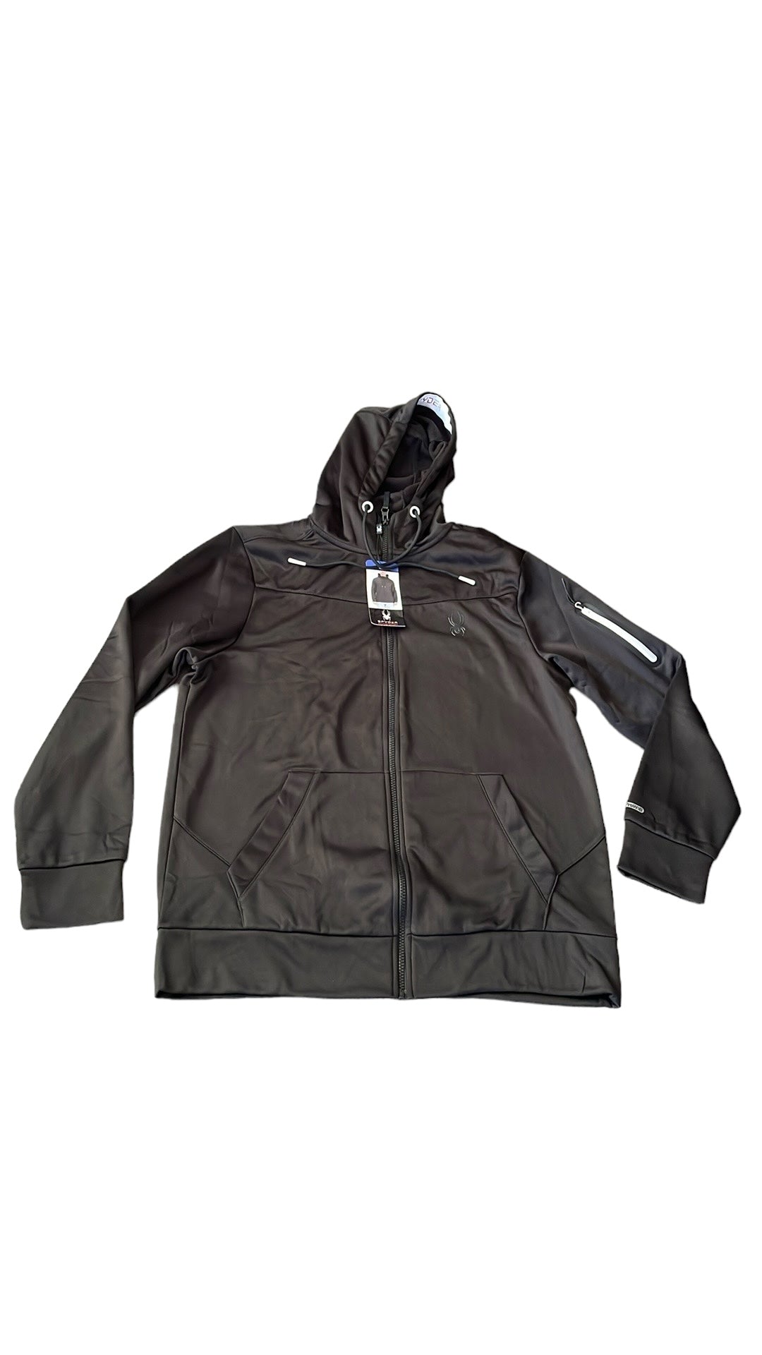 Spyder - Men’s Active Fleece Zip Up Hoodie Sweater