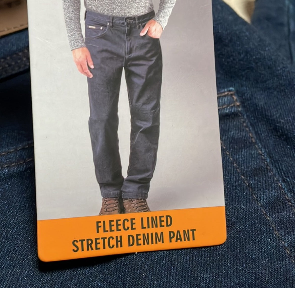 The BC Clothing - Men’s Fleece Lined Stretch Denim Pant
