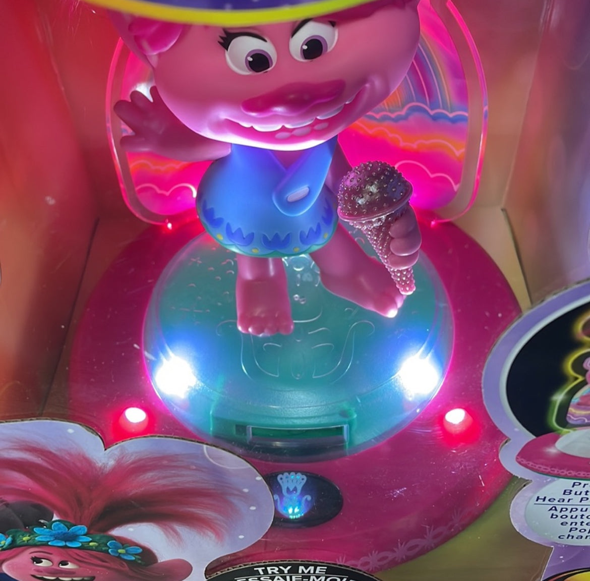 Trolls - WorldTour Trolls Poppy Light and Sound Coin Bank Gift for Girls