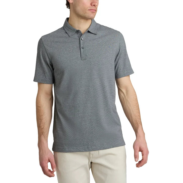 English Laundry - Men's Micro-Striped Polo Shirt