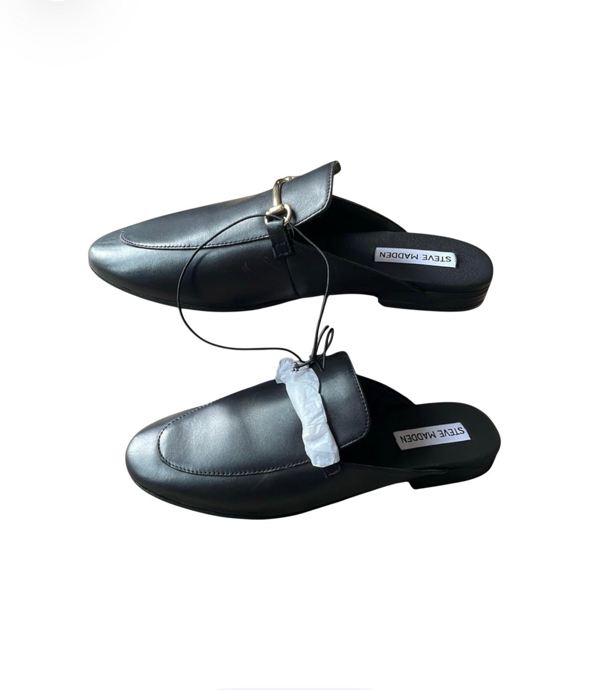 Steve Madden Women’s Leather Loafer Mules