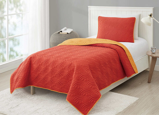 Crayola | 2-piece Reversible Twin Coverlet Set