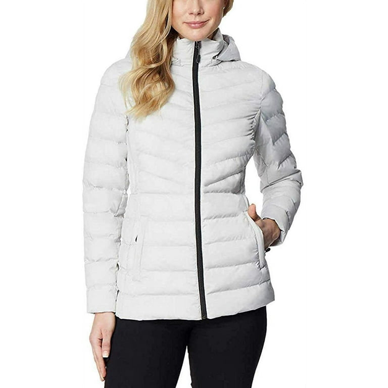 32 Degrees Heat - Women's Hooded 4-Way Stretch  Puffer Jacket