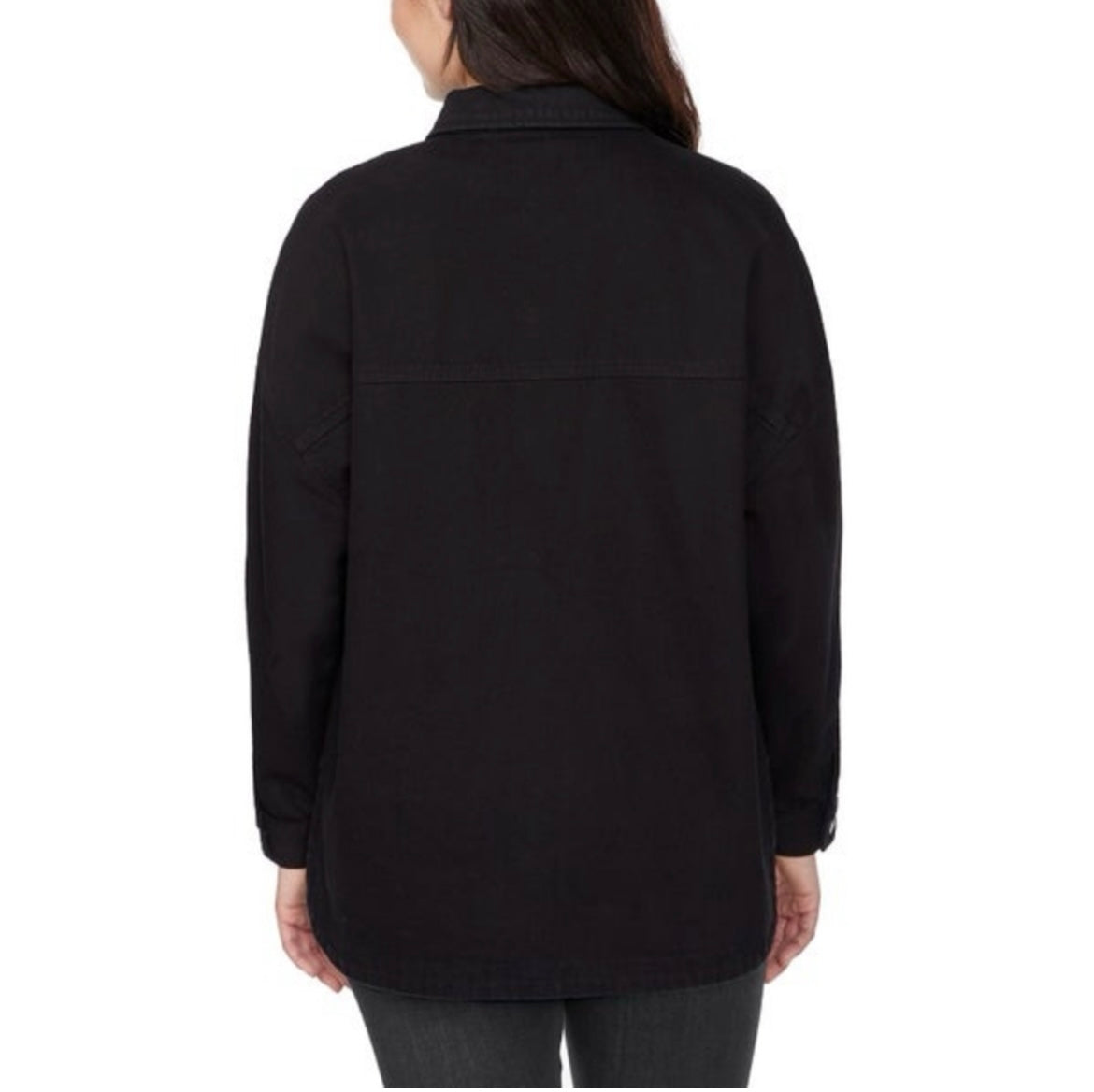 Hudson - Women's  Denim Shacket / Shirt Jacket