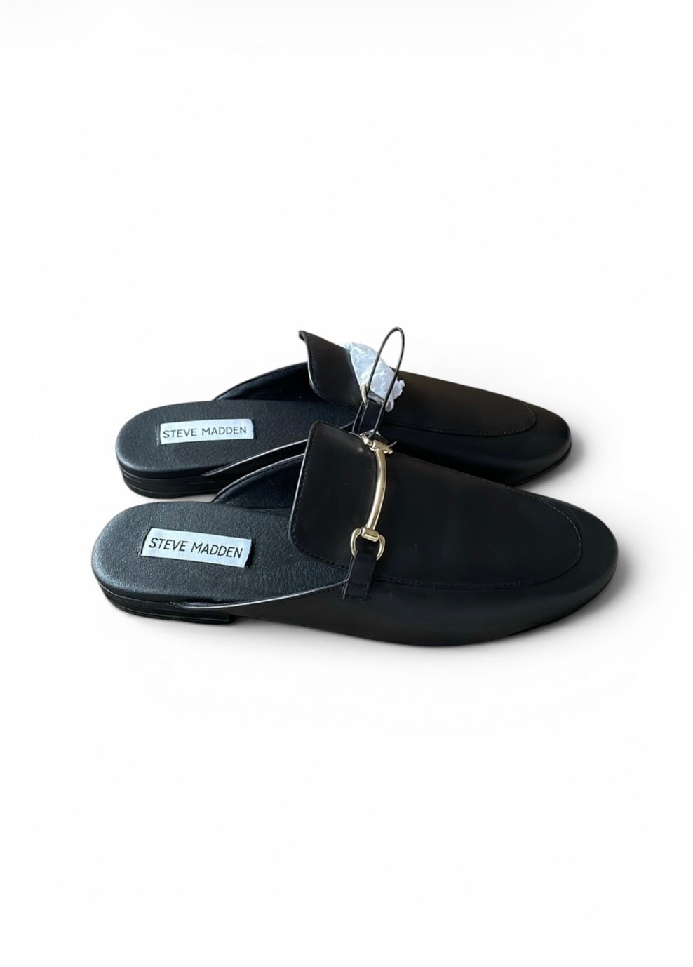 Steve Madden Women’s Leather Loafer Mules