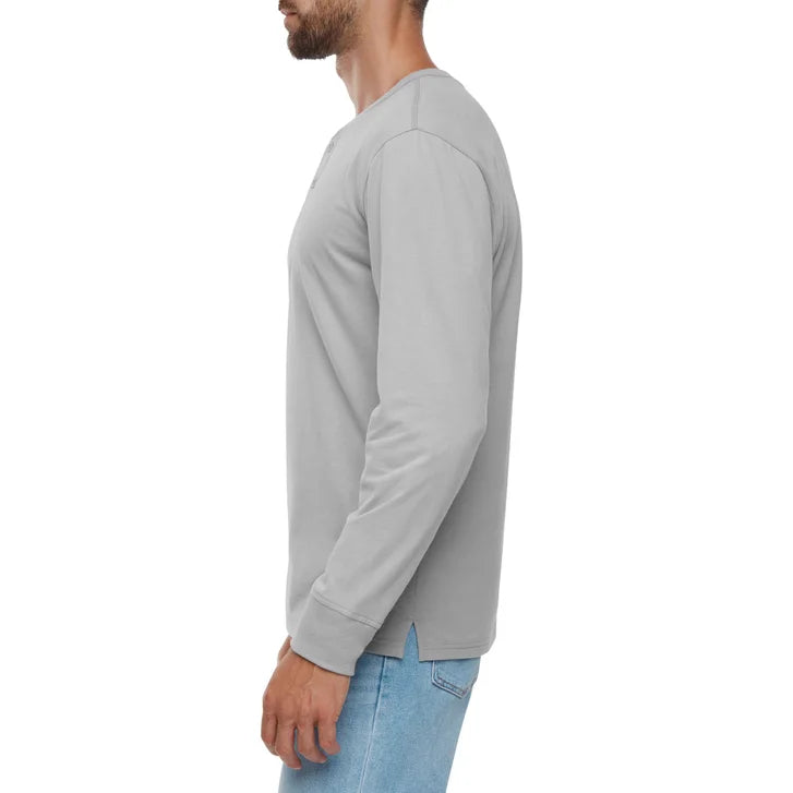 Gap Men's Sueded Long Sleeve Henley