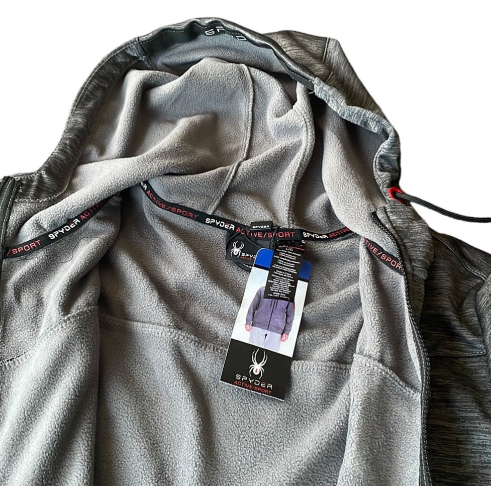 Spyder - Men’s Active Fleece Zip Up Hoodie Sweater
