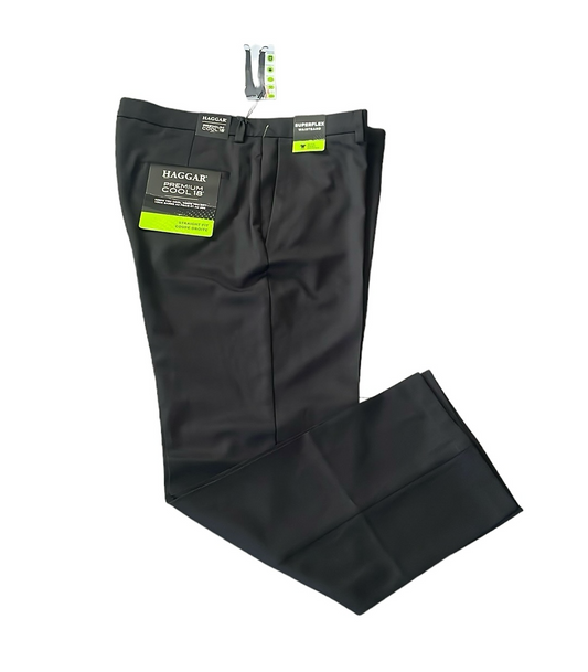 Haggar - Men's Cool 18 Superflex Waistband Pant