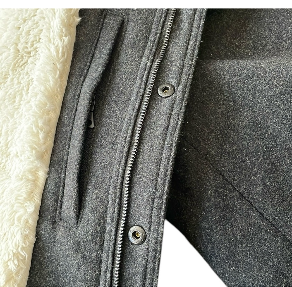 GH Bass & Co - Men's Wool Blended Lined Jacket / Warm Coat