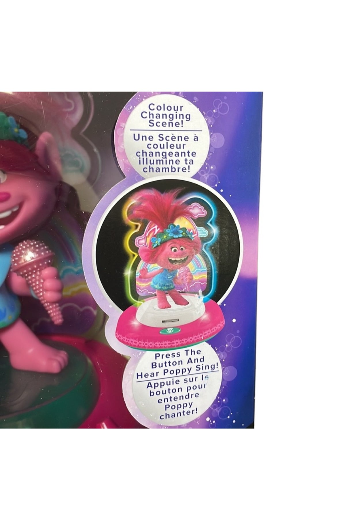 Trolls - WorldTour Trolls Poppy Light and Sound Coin Bank Gift for Girls