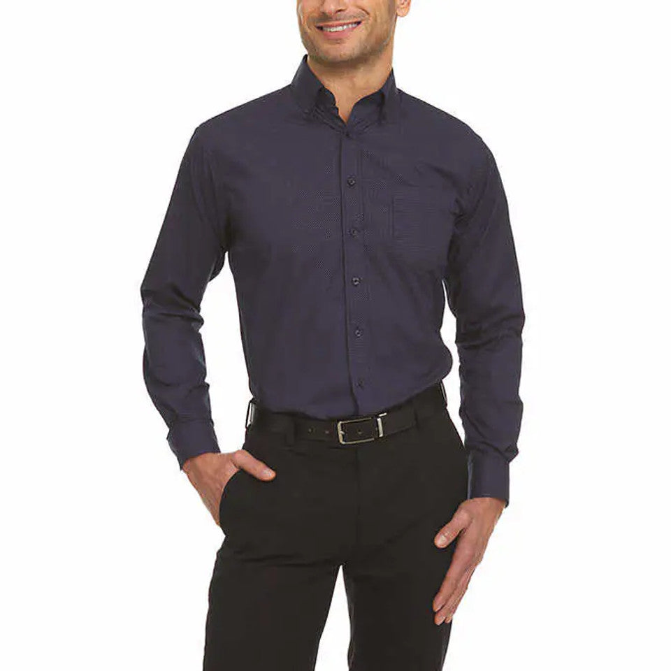 Nautica - Mens Long Sleeve Dress Shirt