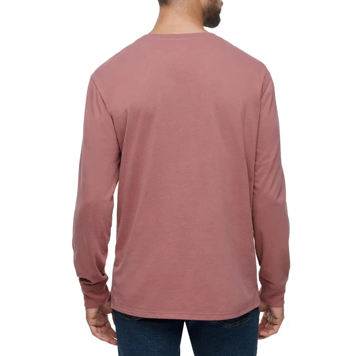 Gap Men's Sueded Long Sleeve Henley