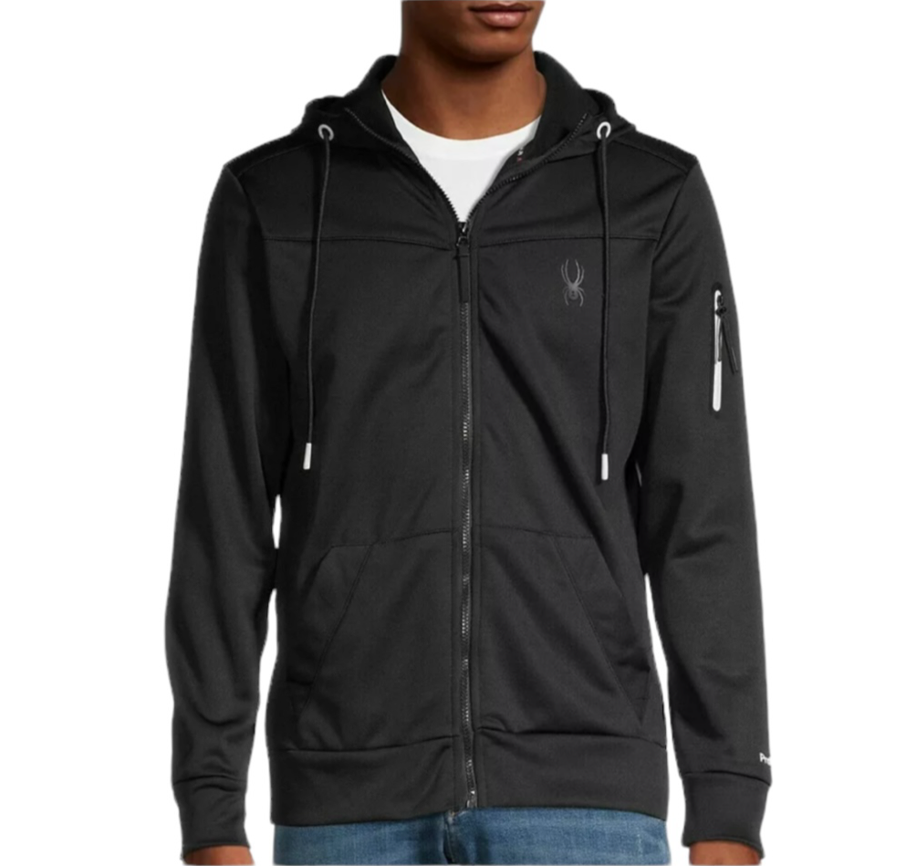 Spyder - Men’s Active Fleece Zip Up Hoodie Sweater