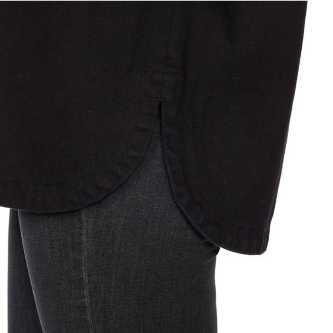 Hudson - Women's  Denim Shacket / Shirt Jacket