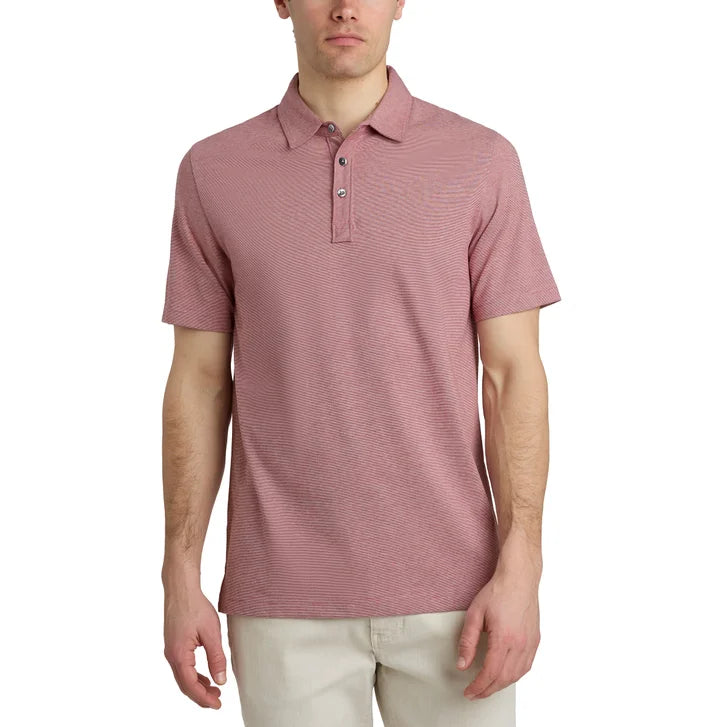 English Laundry - Men's Micro-Striped Polo Shirt