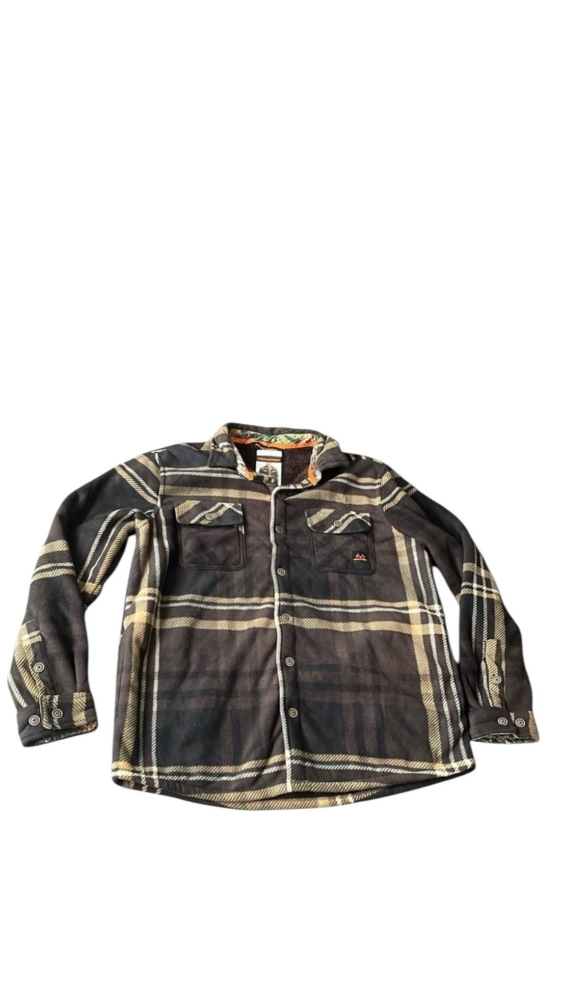 Realtree - Men's Sherpa Lined Shirt Jacket