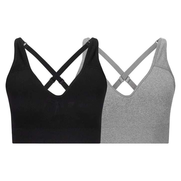 Puma Women's Sports Bra, 2-pack