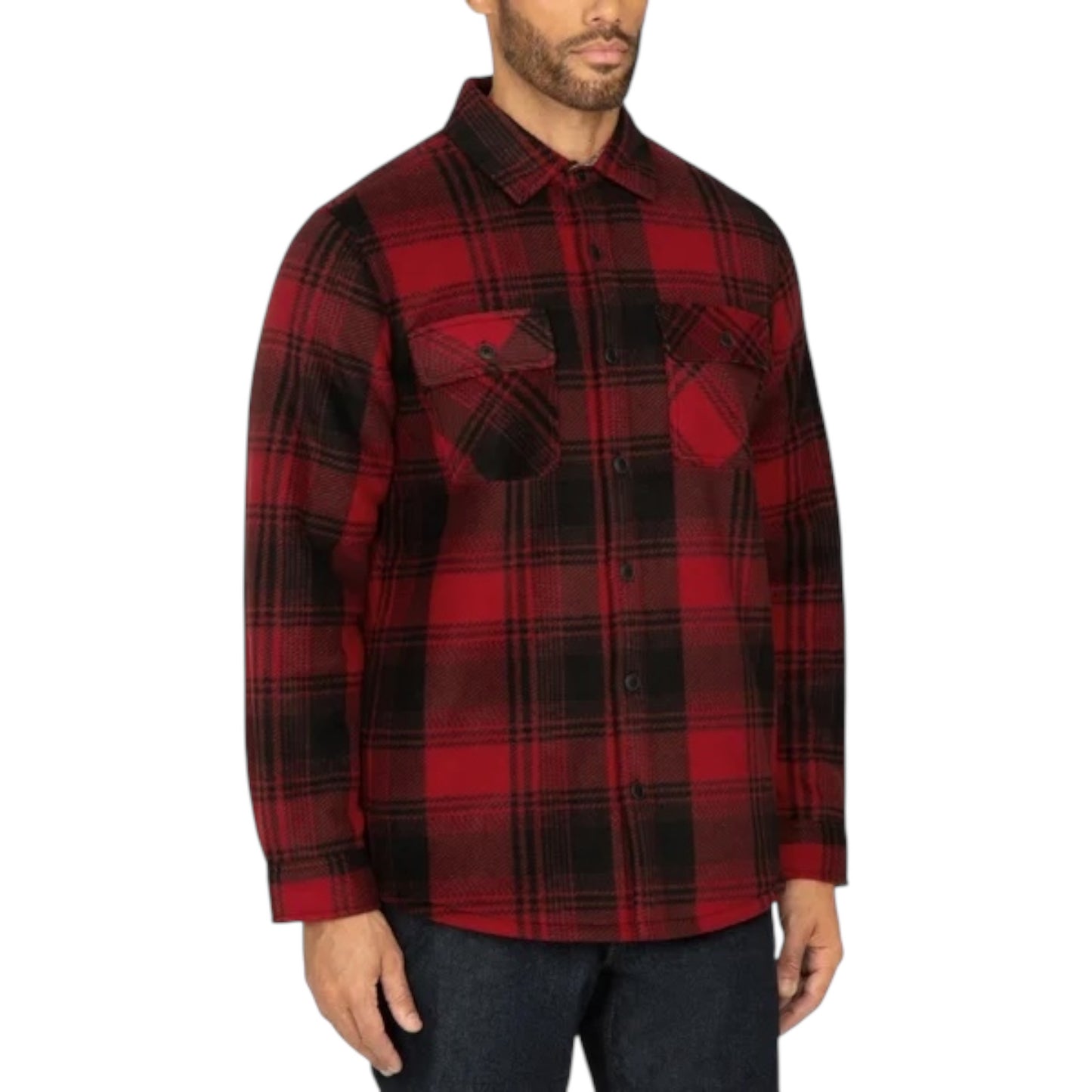 Realtree - Men's Sherpa Lined Shirt Jacket / Shacket