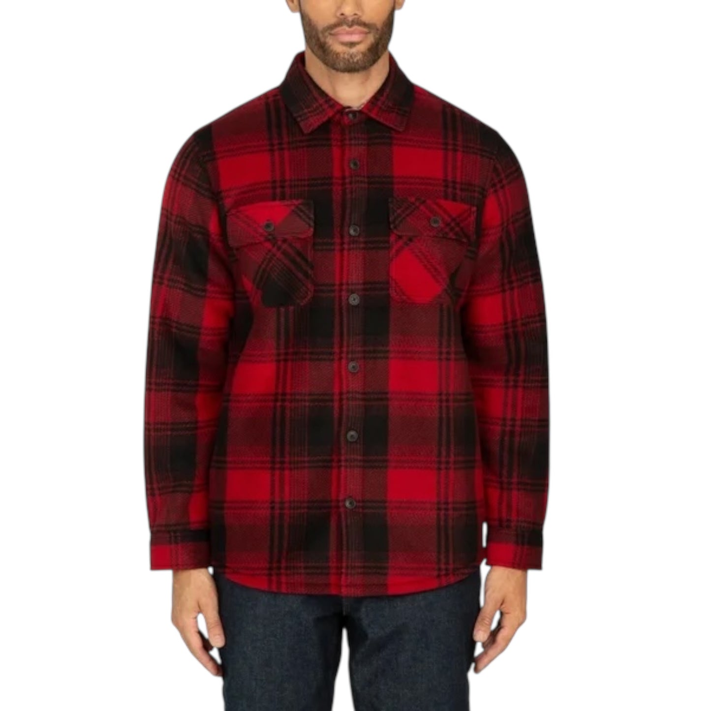 Realtree - Men's Sherpa Lined Shirt Jacket / Shacket