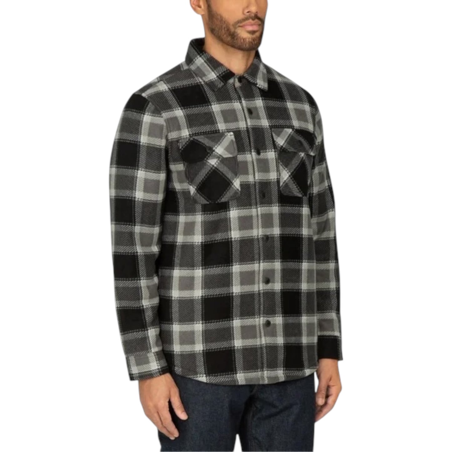 Realtree - Men's Sherpa Lined Shirt Jacket / Shacket