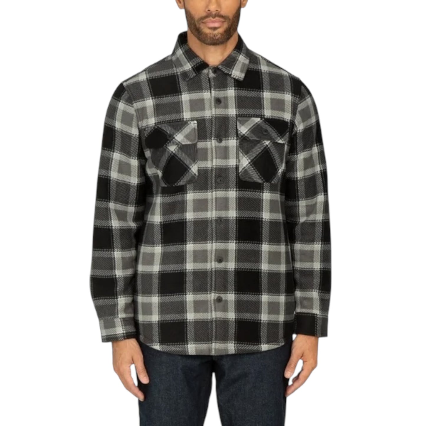 Realtree - Men's Sherpa Lined Shirt Jacket / Shacket